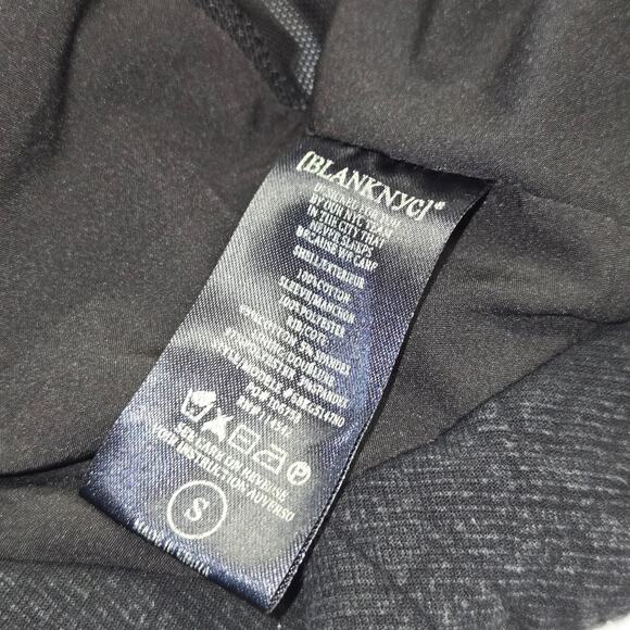 BlankNYC Women Small Jacket Dual Zipper Crepe Mesh Asymmetrical Motor City Moto - Picture 16 of 16